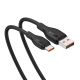 3. Kabel Baseus Pudding Series 100W USB-A - USB-C 2m - czarny