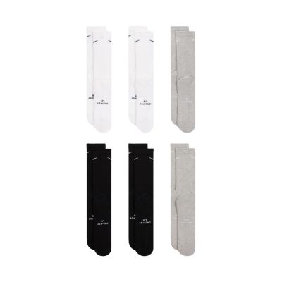 3. Skarpety Nike Everyday Elevated 6 par białe, czarne, szare HQ8021 903