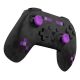 3. Dragonshock PopTop Czarny, Fioletowy Bluetooth Gamepad Analogowa/Cyfrowa Nintendo Switch, PC