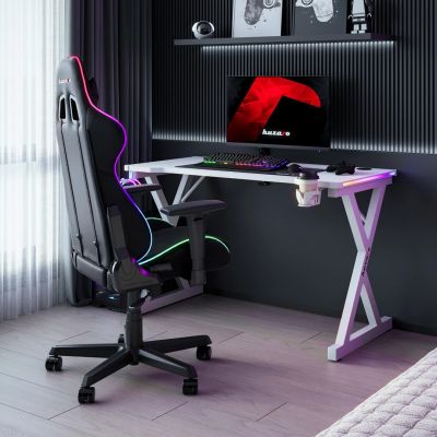 7. Biurko Huzaro Hero 2.3 RGB White