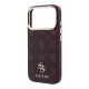 6. Etui Guess Peony 4G Small Logo MagSafe na iPhone 17 Pro / 18 Pro - burgundowe