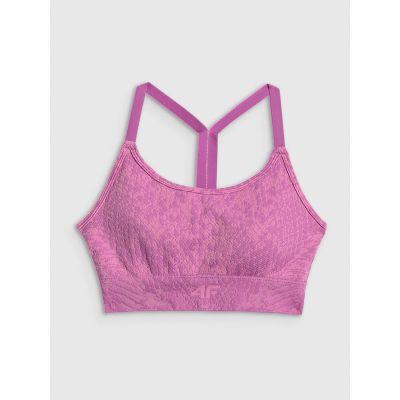 7. Biustonosz treningowy z niskim wsparciem 4F 4FRSS26USBAF289-54A