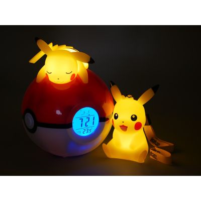 2. TF POKEMON LIGHT-UP ALARM CLOCK & PIKACHU 9CM