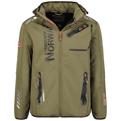 Kurtka Softshell Geographical Norway Royaute DB 068 M WY1997H/GN-Kaki / Black