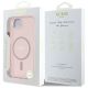 8. Etui Guess IML Glitter Circle MagSafe na iPhone 16e - różowe