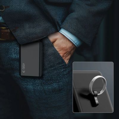 7. Etui na kluczyki samochodowe Tech-Protect KLR200 metalowe blokujące RFID - czarne