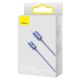 5. Kabel Baseus CAJY000705 USB-C - USB-C PD QC 100W 5A 480Mb/s 2m - fioletowy