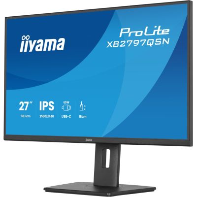 40. iiyama ProLite XB2797QSN-B1 monitor komputerowy 68,6 cm (27") 2560 x 1440 px Quad HD LCD Czarny