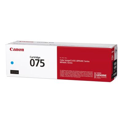 3. Canon 075 kaseta z tonerem 1 szt. Oryginalny Cyjan