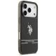 4. Etui US Polo DH and Bottom Stripe Logo MagSafe na iPhone 17 Pro - czarne
