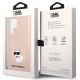 8. Etui Karl Lagerfeld Silicone Choupette na Samsung Galaxy S23 Ultra - różowe
