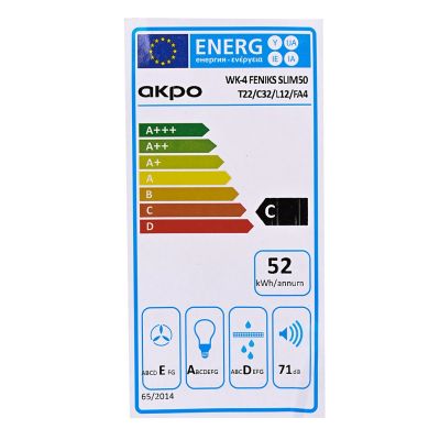 8. Okap Kominowy Akpo WK-4 FENIKS SLIM 50 INOX