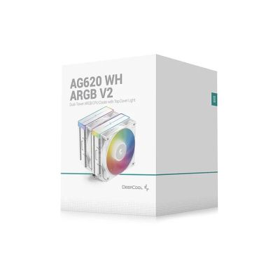 13. Chłodnica Deepcool K AG620 Biała ARGB V2
