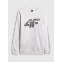 Bluza dresowa nierozpinana bez kaptura męska 4F 4FRAW25TSWSM2493-10S
