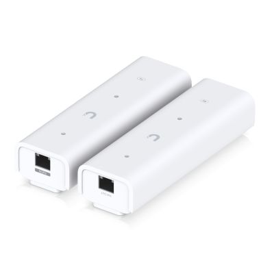 13. Ubiquiti UACC-Retrofit-PoE-2Wire Nadajnik i odbiornik sieci Biały 10, 100 Mbit/s