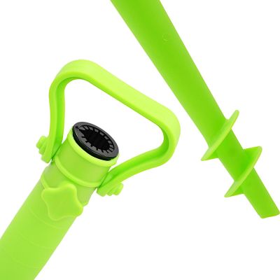 3. BAZA MOCOWANIE DO PARASOLA PLASTIKOWA WKRĘCANA 39CM ZIELONA