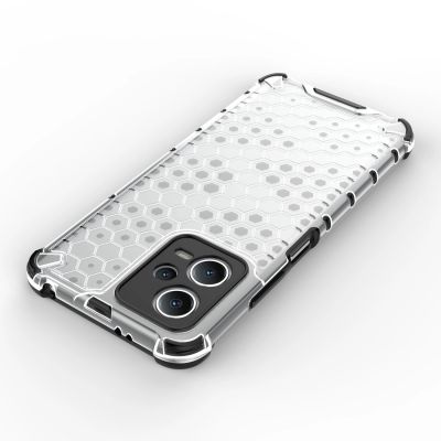 12. Honeycomb etui do Xiaomi Redmi Note 12 5G / Poco X5 5G pancerny hybrydowy pokrowiec czarne