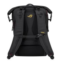 ASUS ROG SLASH Backpack Edition 20 plecak Plecak rolowany Czarny Poliester, Skóra woskowana (Pull Up)