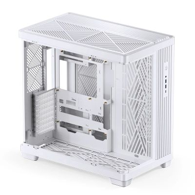 27. Jonsbo TK-4 Gehäuse, Midi-Tower, ATX, Tempered Glass - weiß