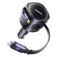 3. Ładowarka samochodowa Baseus Enjoyment Max 90W 2x USB-C + kabel USB-C i Lightning – czarna