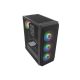 11. FURY OBUDOWA KOMPUTEROWA FURY SHOBO SH4F RGB MIDI Z OKNEM CZARNA