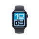 2. Apple Watch SE 3 GPS 40 mm z aluminiową kopertą w kolorze Midnight i sportową bransoletką Midnight – rozmiar S/M