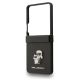 6. Etui Karl Lagerfeld Saffiano Karl&Choupette Pin na Samsung Galaxy Z Flip 7 - czarne
