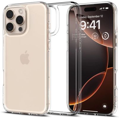 Etui Spigen Ultra Hybrid na iPhone 16 Pro Max - przezroczyste