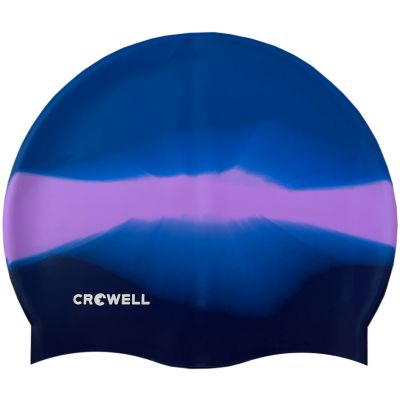 3. Czepek pływacki silikonowy Crowell Multi Flame kol.21