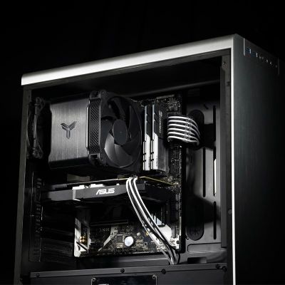 8. Jonsbo HX6250 Procesor Radiator 14 cm Czarny 1 szt.