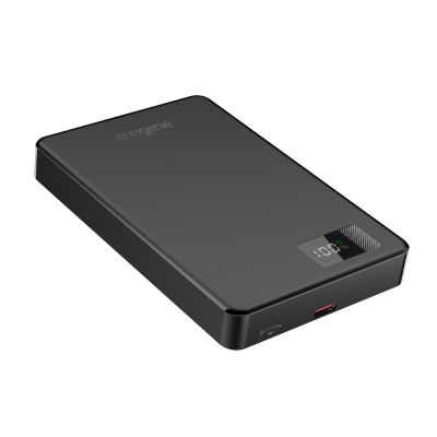 4. GEMBIRD BEZPRZEWODOWY POWERBANK MAGNETYCZNY 15W Z WYŚWIETLACZEM LCD 10000 MAH, CZARNY