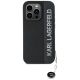 3. Etui Karl Lagerfeld Saffiano Rhinestones & Charm na iPhone 15 Pro - czarne