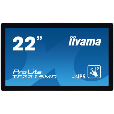 4. Monitor iiyama ProLite TF2215MC-B2, 54.6cm (21.5''), Projected Capacitive, 10 TP, Full HD, czarny