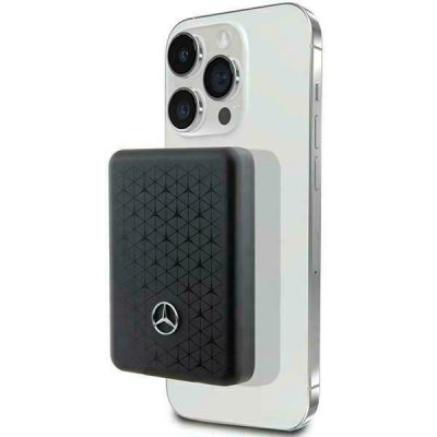 Powerbank Mercedes Stars Pattern MagSafe 5W 3000mAh - czarny