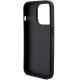 6. Etui Guess Grip Stand 4G Saffiano Strass na iPhone 15 Pro Max - czarne