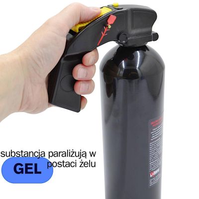 3. GAZ PIEPRZOWY GRAPHITE GEL 3MLN SHU 750ML HJF 11700-H-BLK SHARG
