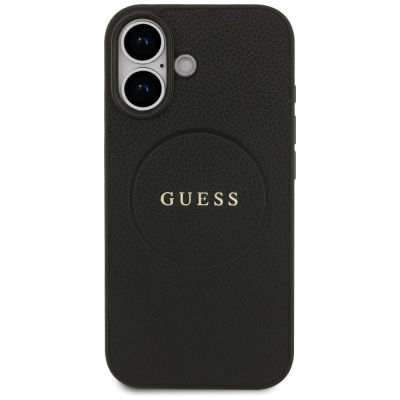 3. Etui Guess Grained Ring MagSafe do iPhone 17 - czarne