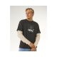 5. Koszulka męska RIP CURL Inner Visions Smashed L/S Tee czarna