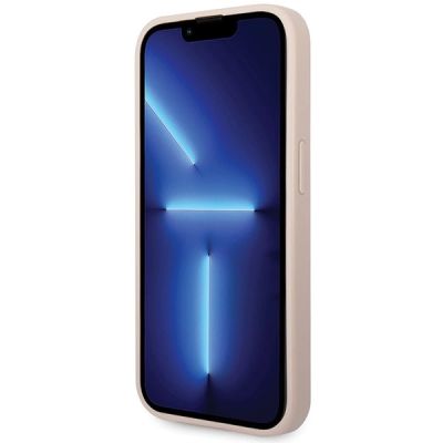 5. Etui Guess 4G Big Metal Logo na iPhone 15 Pro - różowe
