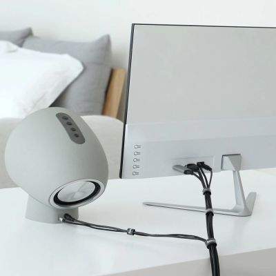 5. Baseus Rainbow Circle hook and loop Straps - taśma rzepowa rzep organizer kabli 1m czarny (ACMGT-E01)