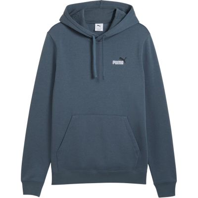Bluza męska Puma ESS 2 Color Small No.1 Logo Hoodie turkusowa 684718 37