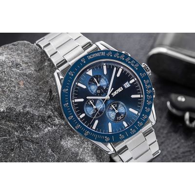 4. Zegarek Męski Skmei 9253SIBU + BOX