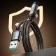 7. Kabel Joyroom S-A56 EnjoyX Series 90° USB-A - Lightning 3A 1,2m - czarny