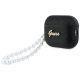 3. Etui Guess Glitter Pearl Strap na AirPods Pro 3 - czarne