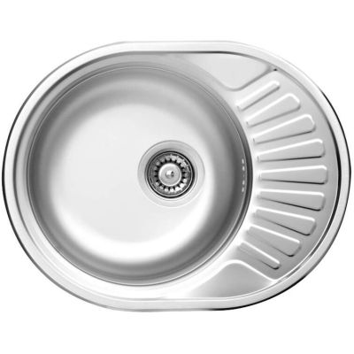 Zlewozmywak stalowy 1-komorowy z ociekaczem ZEU 311C 5907650846420