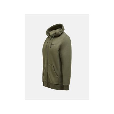 2. Bluza PEAK PERFORMANCE Original Small Logo Zip Hood Men zielony
