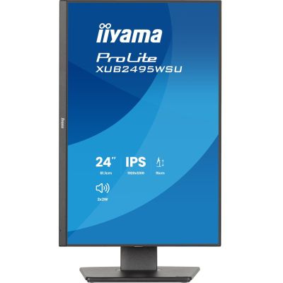 20. iiyama ProLite XB2495WSU-B1 monitor komputerowy 61,2 cm (24.1") 1920 x 1200 px Full HD LCD Czarny