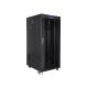2. LANBERG SZAFA STOJĄCA RACK 19" 27U 600X600 DRZWI SZKLANE LCD CZARNA FF01-6627-12BL (FLAT PACK)