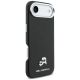 4. Etui Karl Lagerfeld Karl & Choupette Head Pins Saffiano MagSafe na iPhone Air - czarne