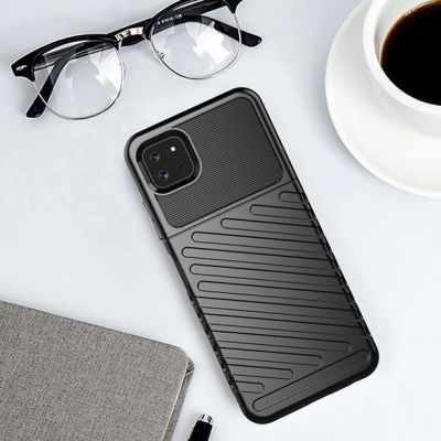 11. Thunder Case elastyczne pancerne etui pokrowiec Samsung Galaxy A22 5G niebieski